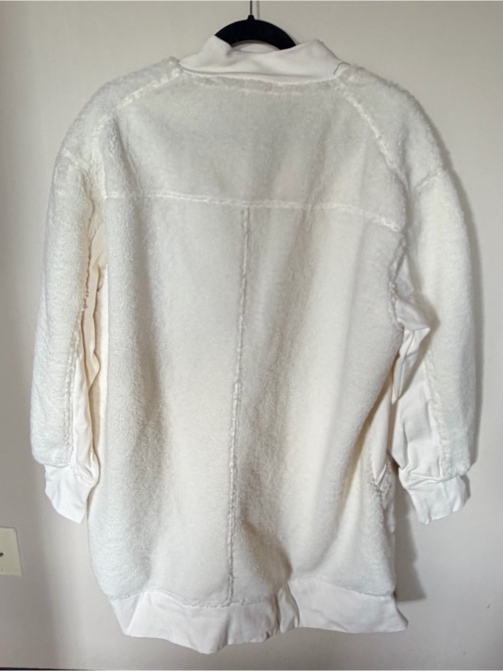 Anthropologie daily practice Sherpa jacket cream 1x - Picture 5 of 7
